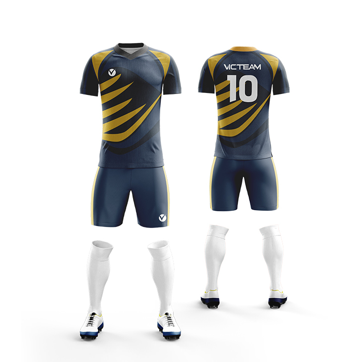 Uniforme de práctica de fútbol de poliéster para equipo
