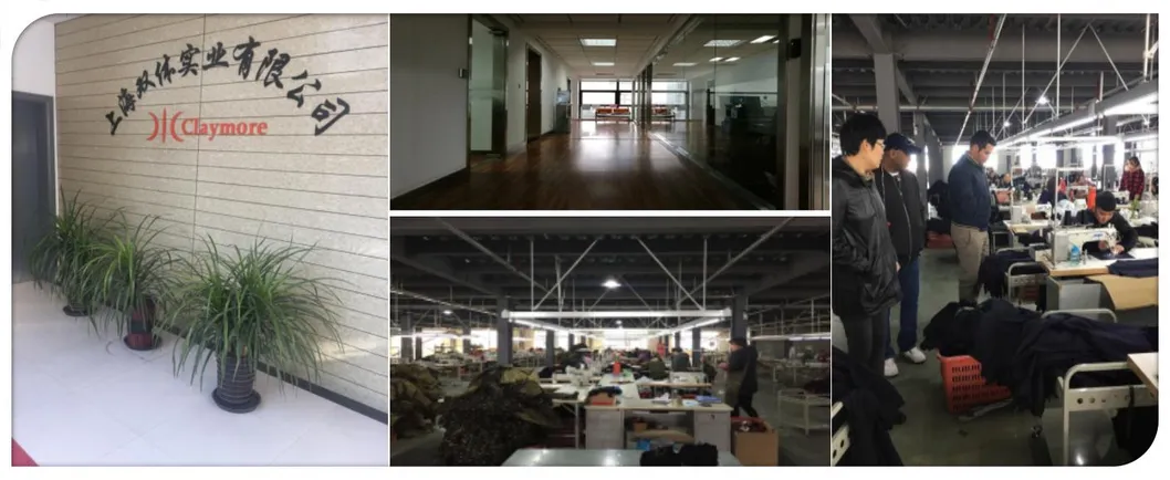 Línea de producción de uniformes tácticos y seguridad