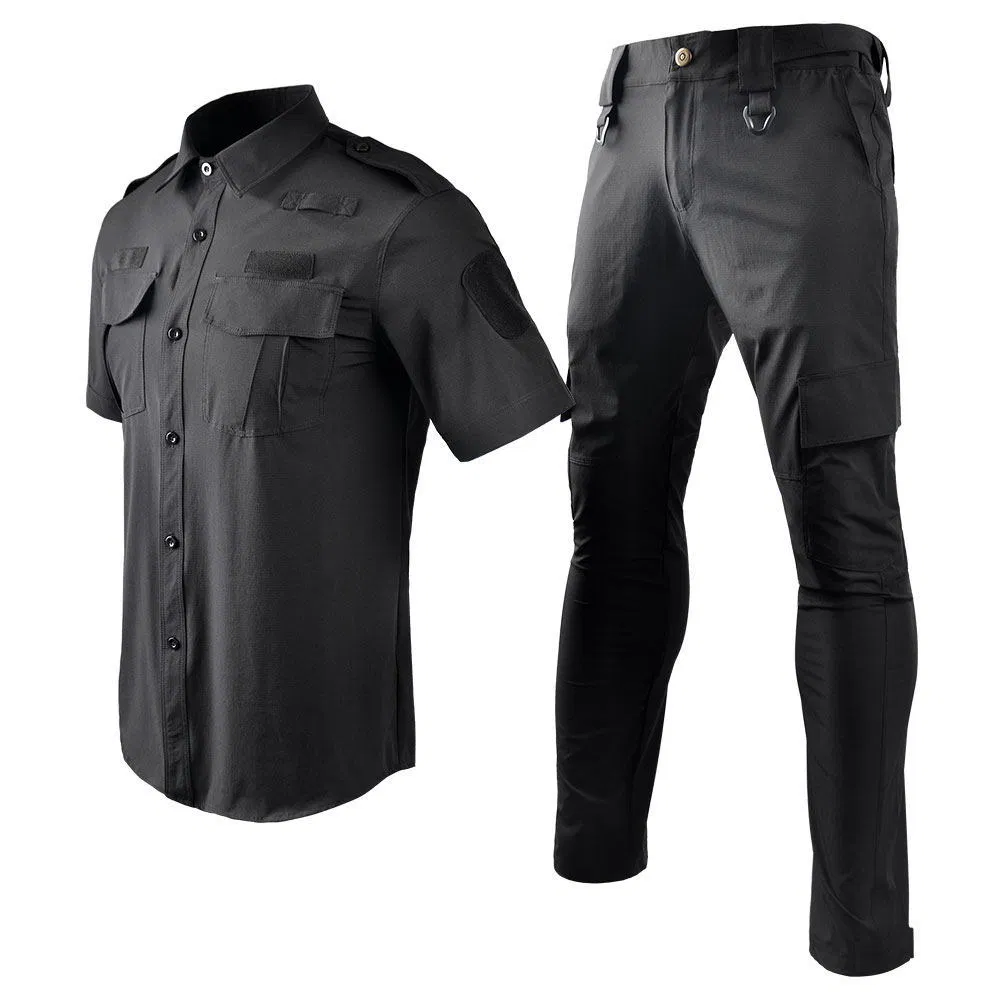 Camisa táctica de doble seguridad, ropa de trabajo, uniforme de combate, entrenamiento de seguridad, caza, uniforme táctico