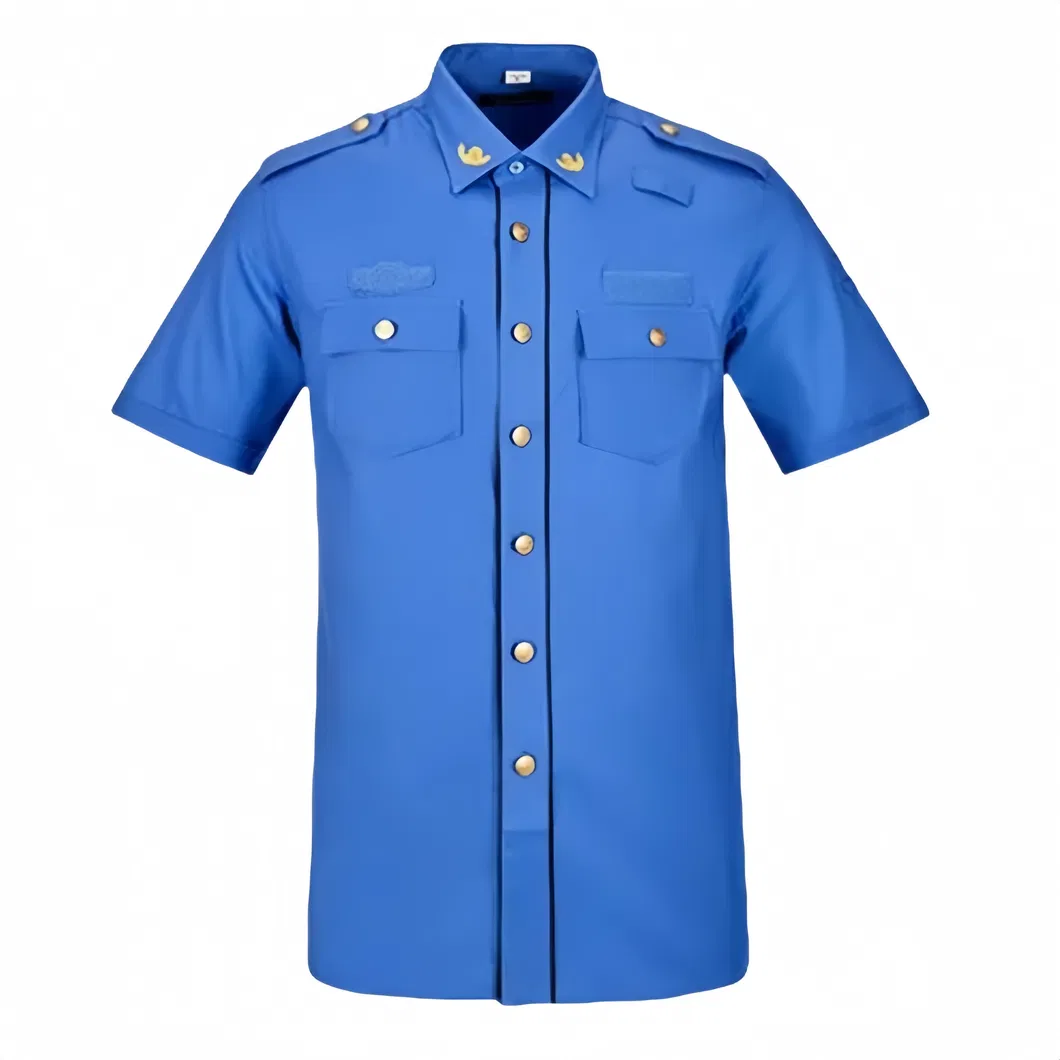 Camisa de trabajo de oficial, ropa de guardia de seguridad, chaqueta profesional, uniforme de trabajo personalizado
