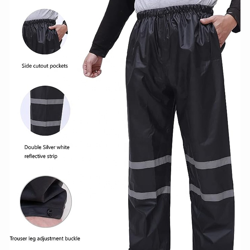 Capa de lluvia personalizada al por mayor para trabajo, uniforme de guardia de seguridad