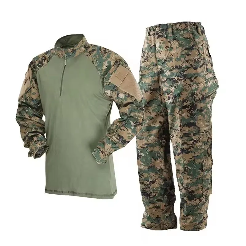 Ropa de camuflaje táctica, camisas de camuflaje de combate