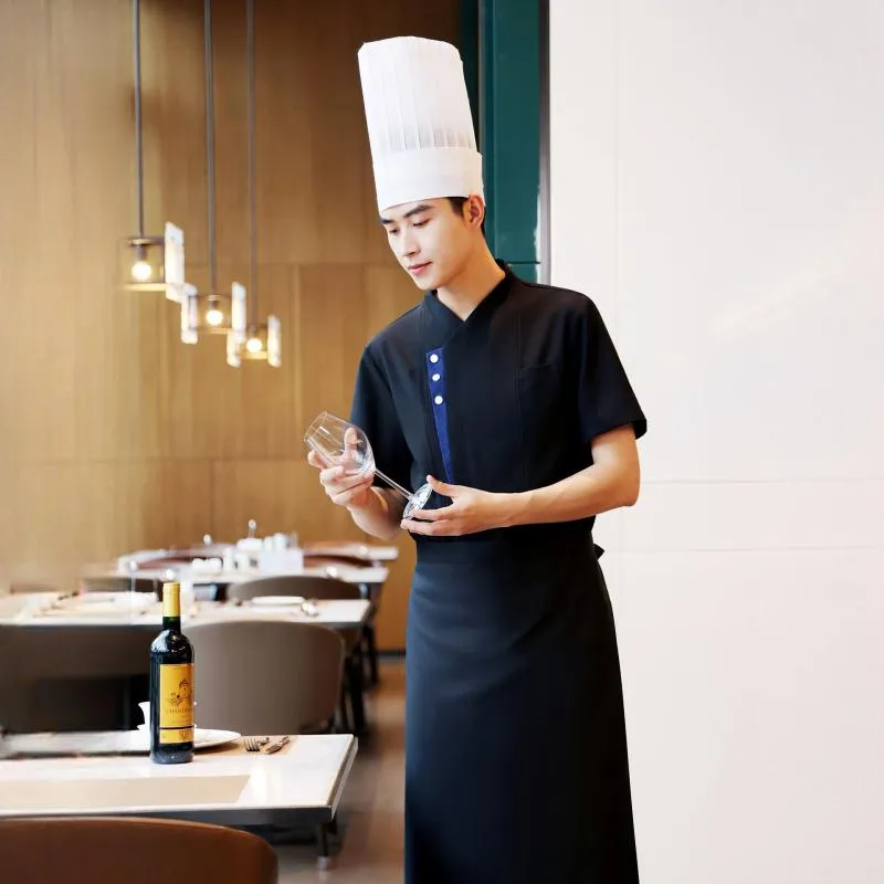 Uniforme de cocina personalizado impreso a granel para promoción de marca
