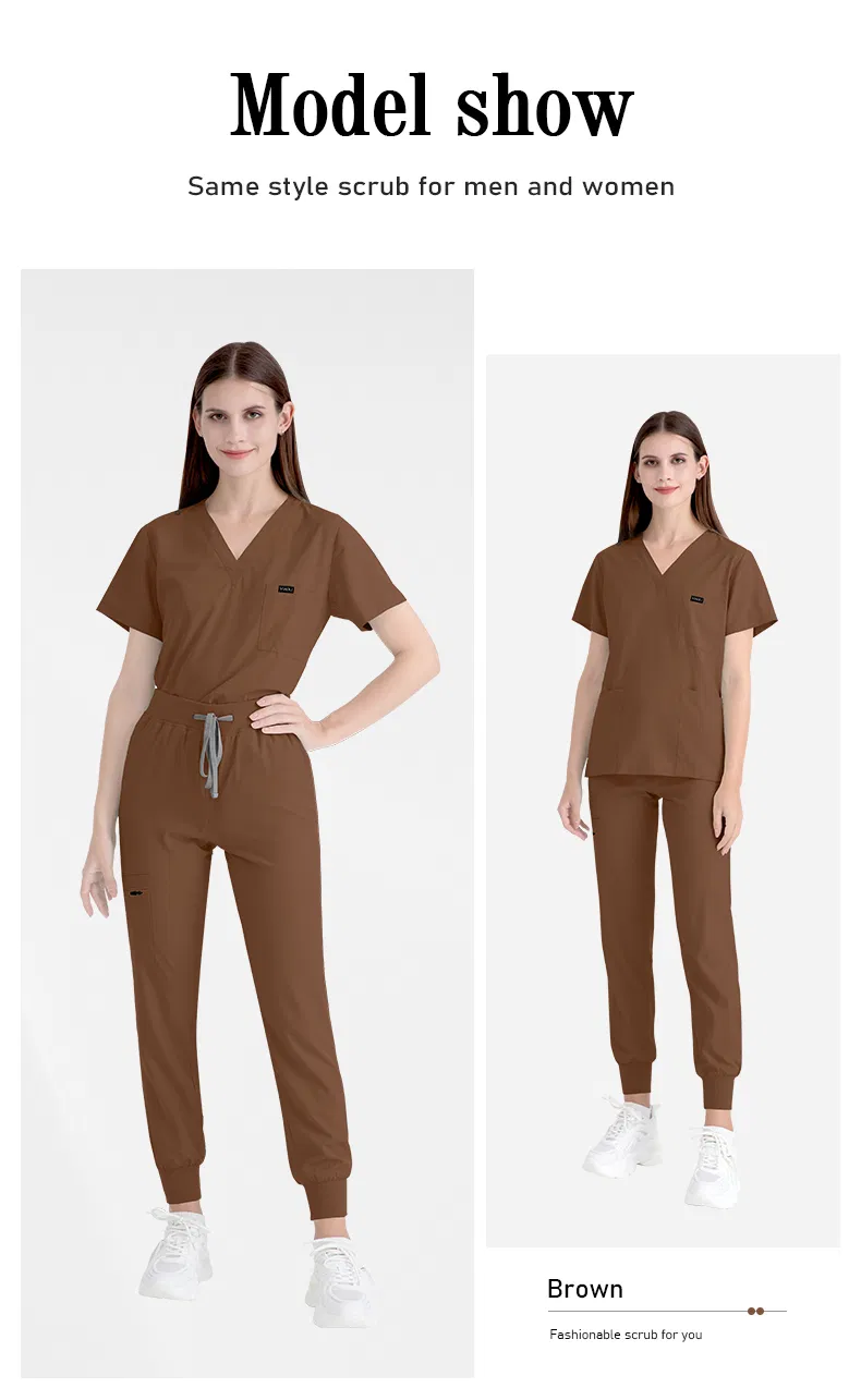 Scrubs médicos de diseño ergonómico