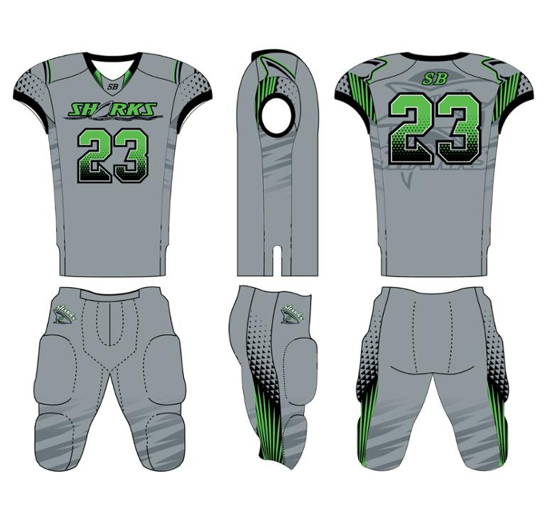 Conjunto de uniforme de fútbol americano personalizado, uniforme deportivo barato, uniforme de fútbol profesional de la mejor calidad en venta al por mayor