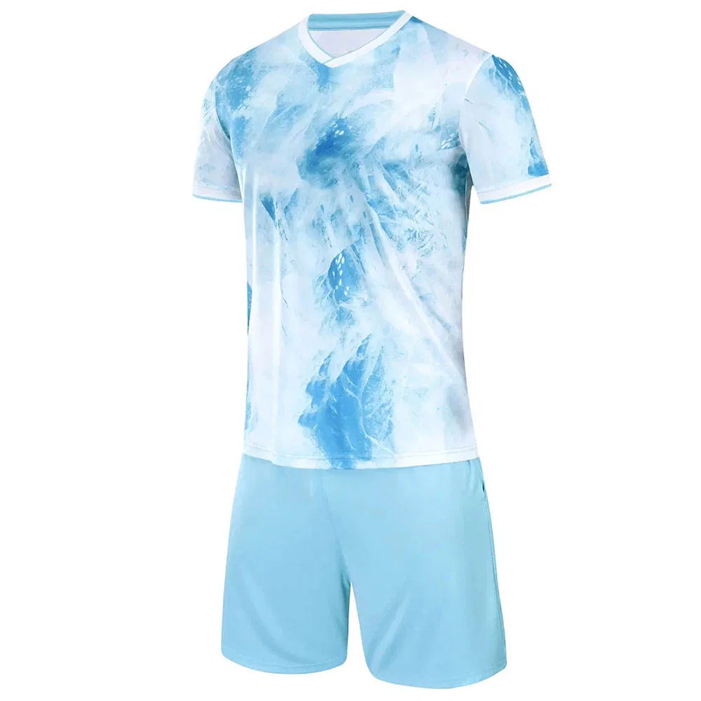 Conjuntos de camisetas de fútbol de sublimación personalizadas, uniformes de fútbol transpirables, conjunto de camisetas de equipo de club, uniformes de entrenamiento de fútbol para hombres