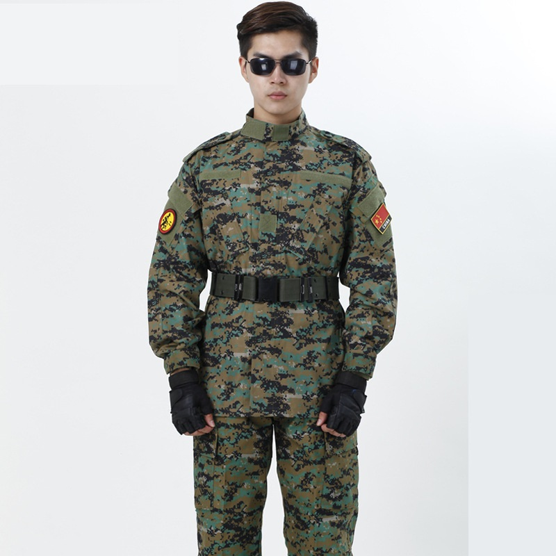 Nuevo Traje Táctico Digital Desértico Transpirable Multicolor para Hombres, Uniformes de Combate Acu Camuflaje de Manga Larga para Caza al Aire Libre
