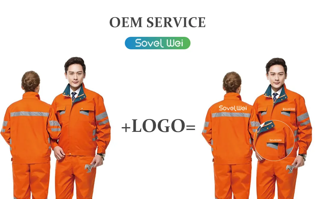 Colores disponibles para ropa de trabajo