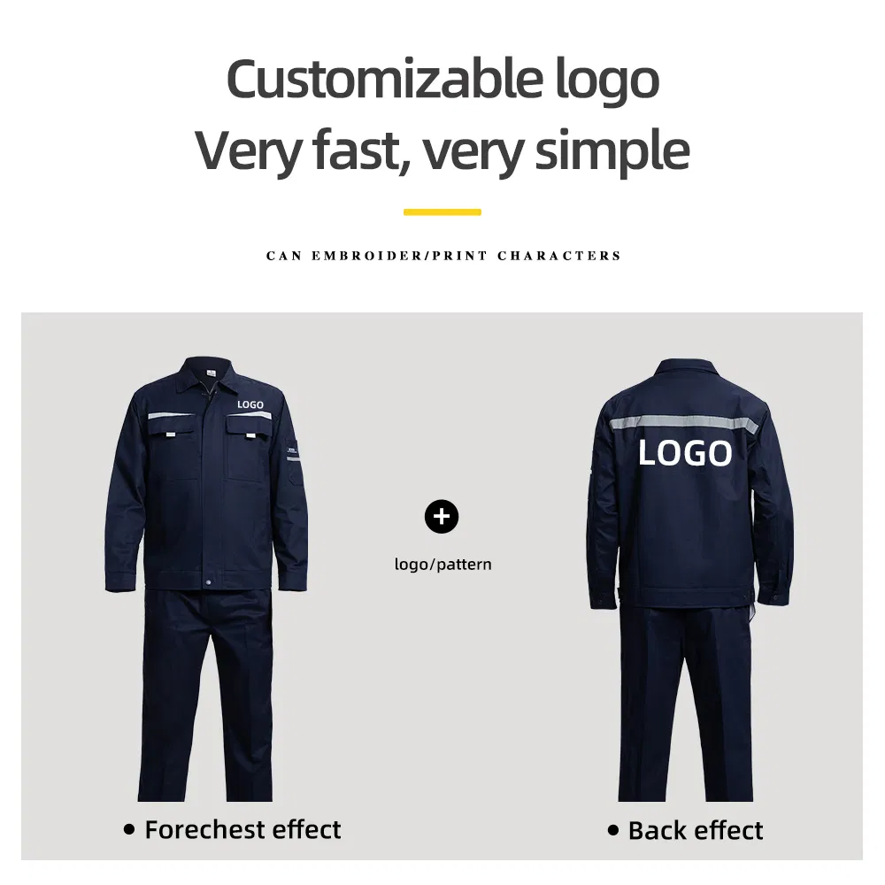 Suministro de fábrica trajes de trabajo duraderos para empresas, ropa de trabajo de reparación con cintas reflectantes, uniformes cómodos para trabajadores