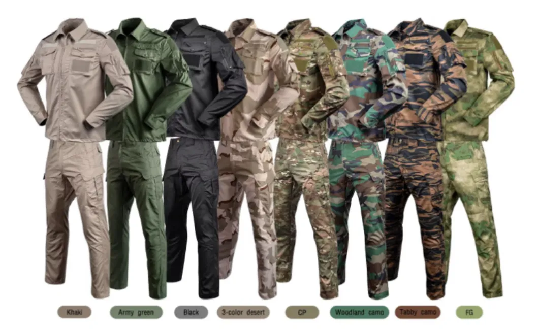 Uniforme de Combate de Servicio OEM con Logo Personalizado para Uso de Emergencia