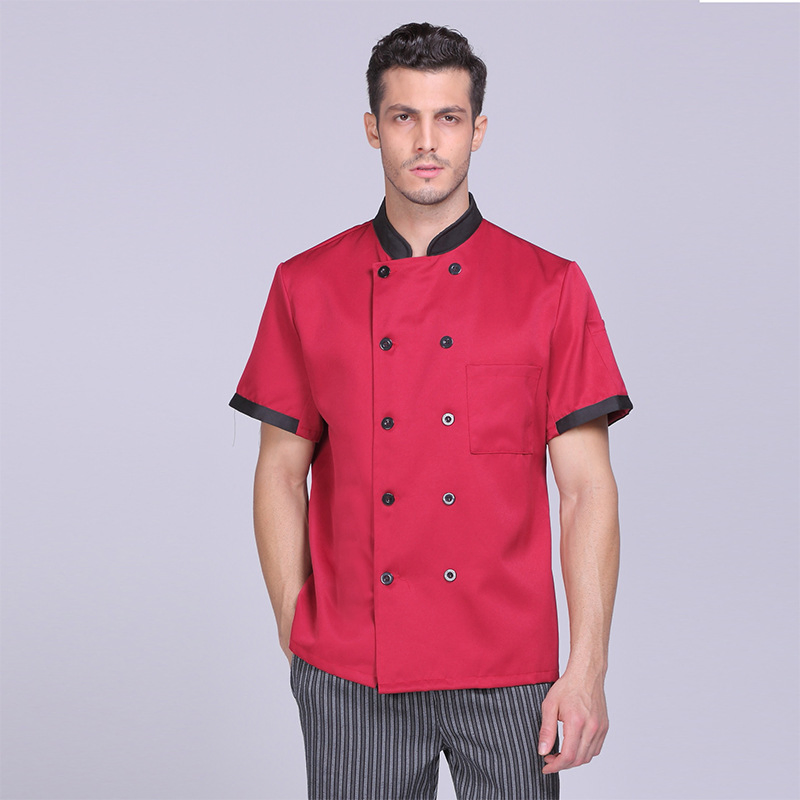 Uniforme de chef personalizado para hotel con logotipo bordado, ropa de trabajo para cocina de restaurante