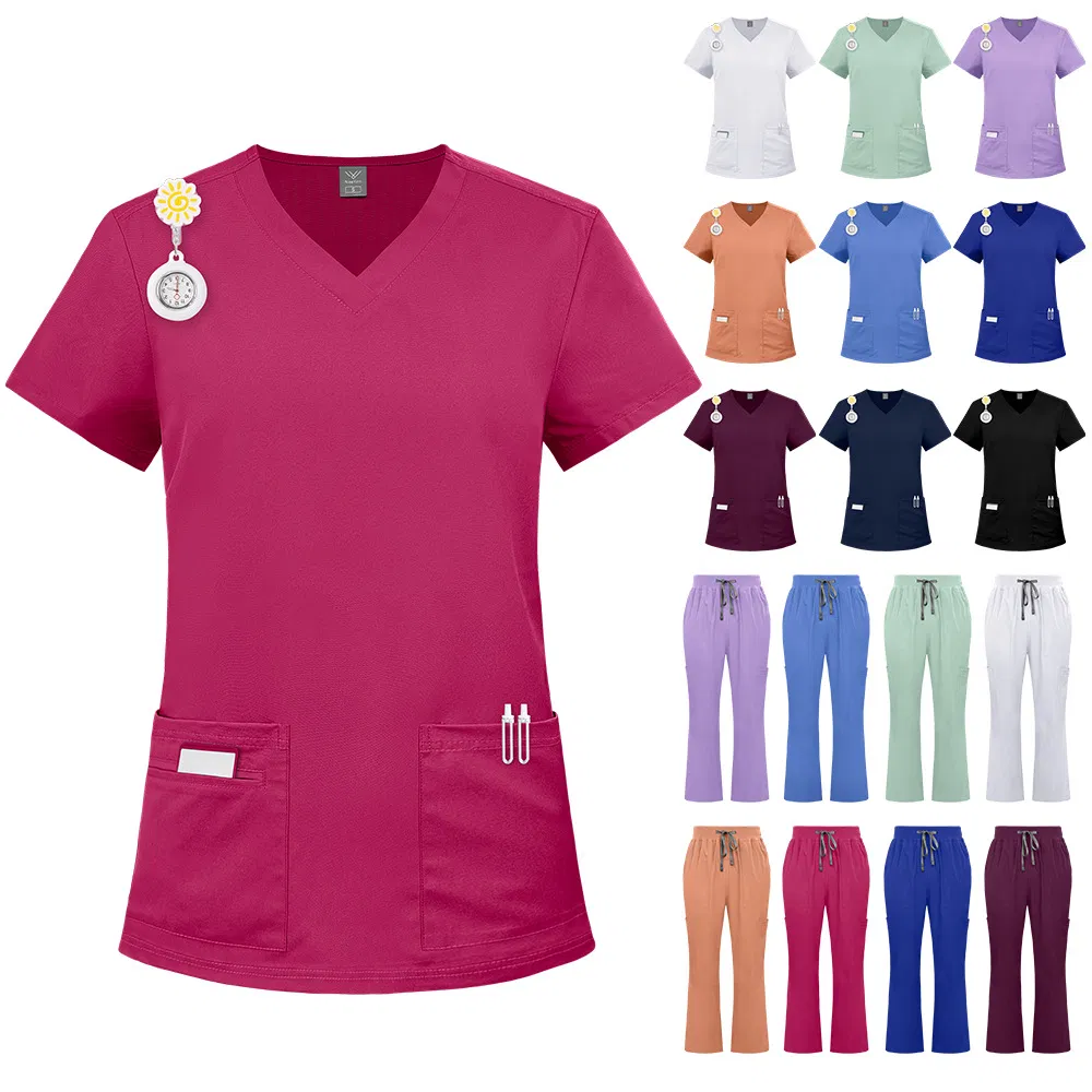 Uniforme de spa médico para mujeres en un hospital de salud, uniforme unisex para enfermeras