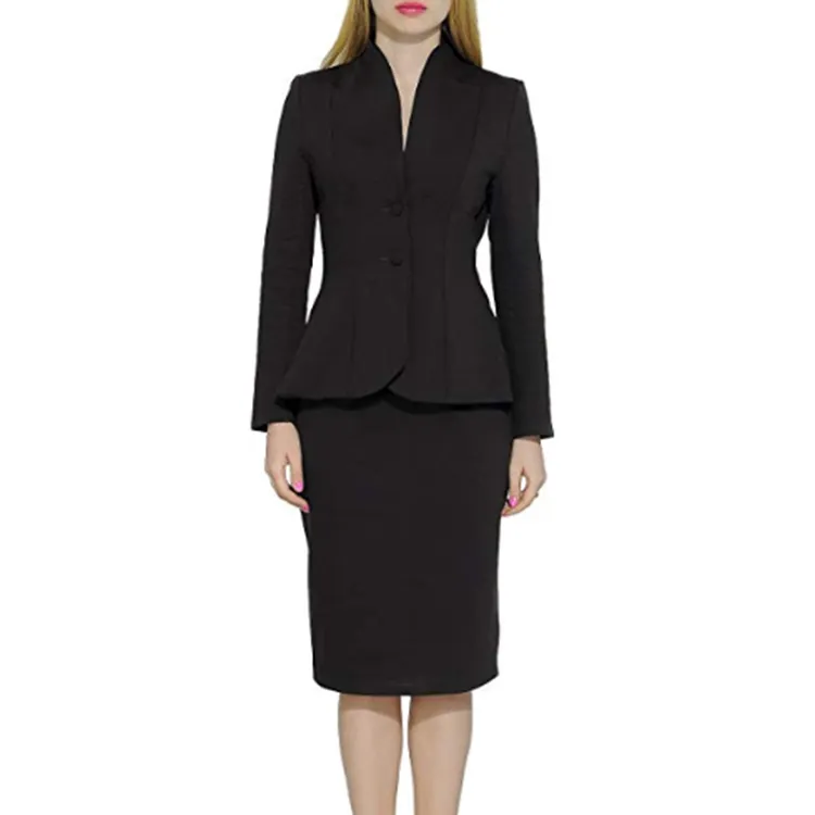 Detalle traje oficina mujer
