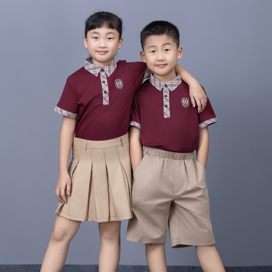 Mejor venta uniforme escolar clásico transpirable de ajuste clásico para secundaria