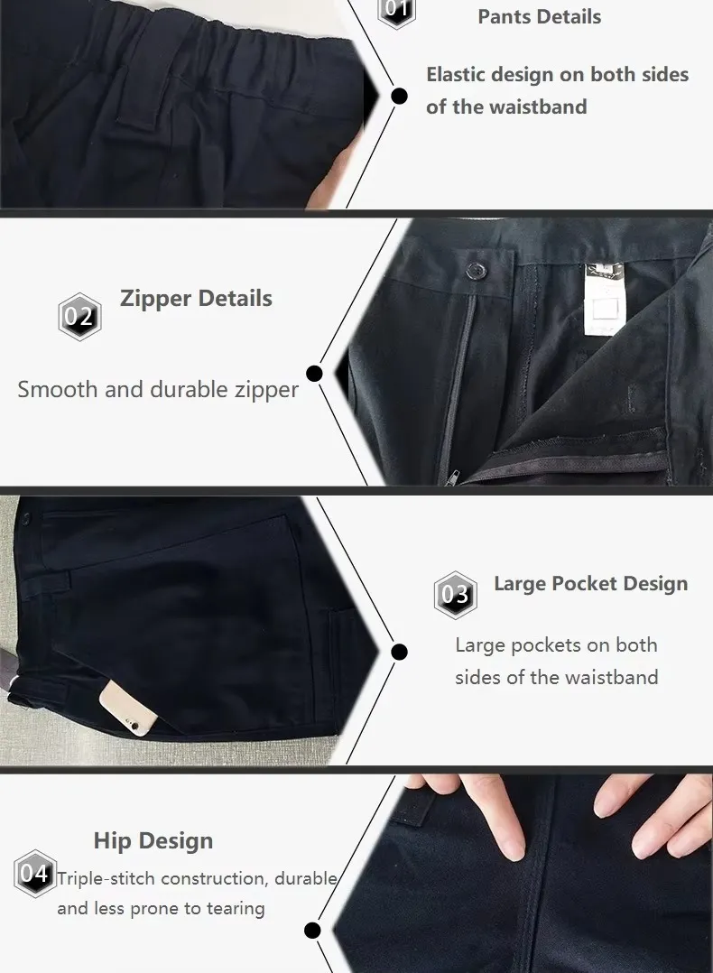 Camisas de trabajo de manga larga con tiras reflectantes al por mayor para fábrica, ropa de protección laboral industrial