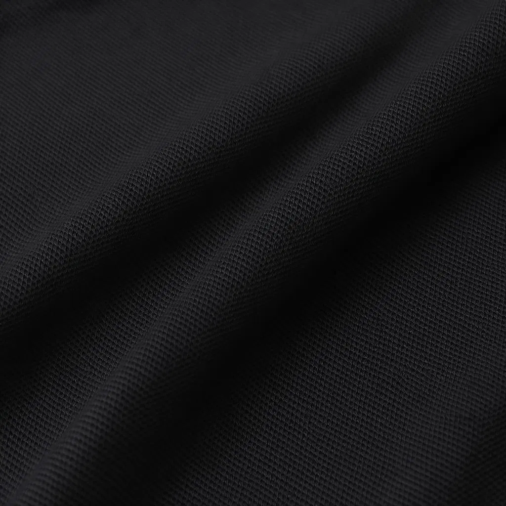 Polo elegante para hombres con puños para un aspecto refinado y estiloso, uniforme de polo