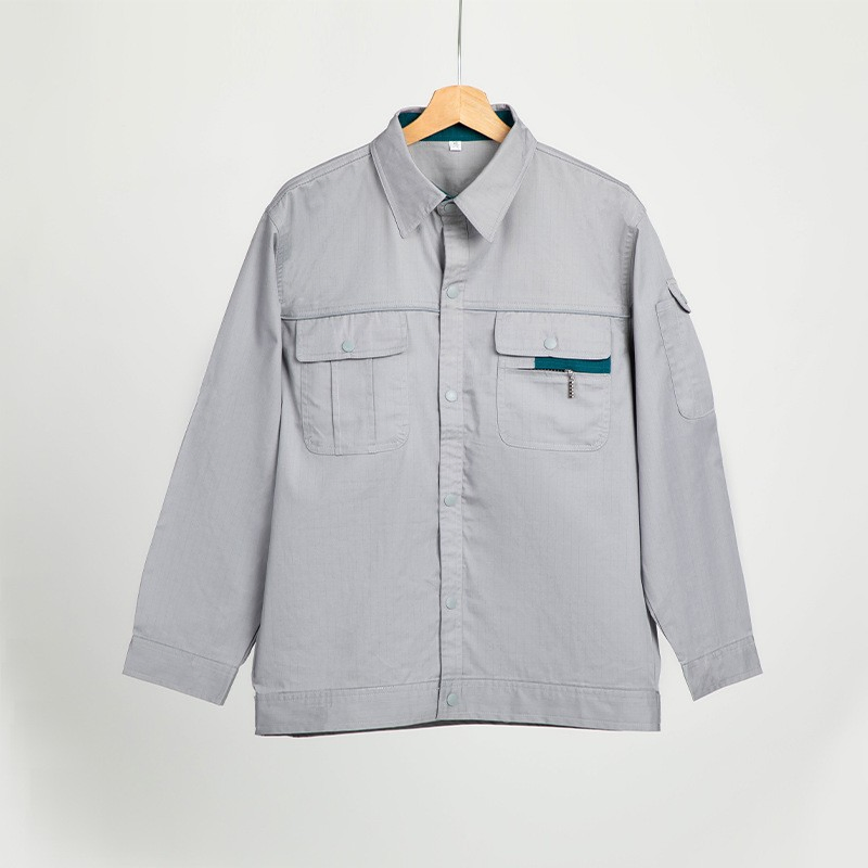 Conjunto de ropa de trabajo antistática de seguridad industrial, vestimenta protectora duradera para construcción y fábrica