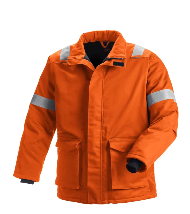 Uniforme de poliéster y algodón OEM con cintas reflectantes para mecánicos, ropa de trabajo industrial