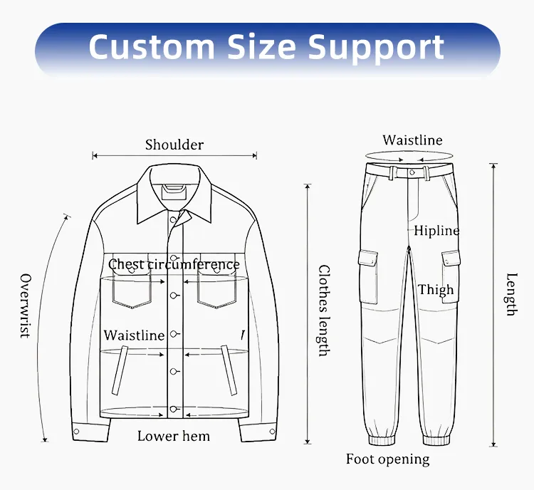 Ropa de trabajo reflectante antiestática retardante de llama para planta industrial 235GSM EPP de seguridad para todas las estaciones color personalizado