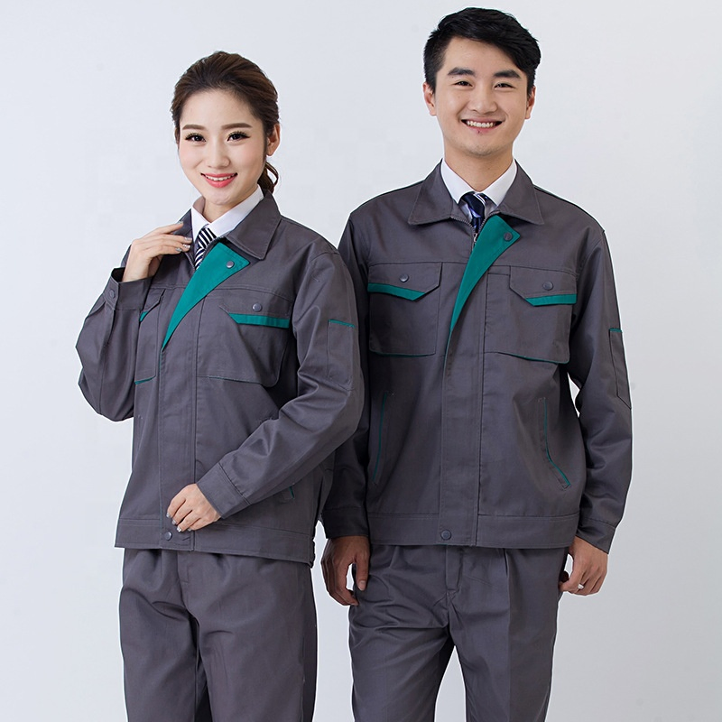 Ropa de trabajo unisex transpirable para fábrica, reparación de automóviles, uniforme industrial