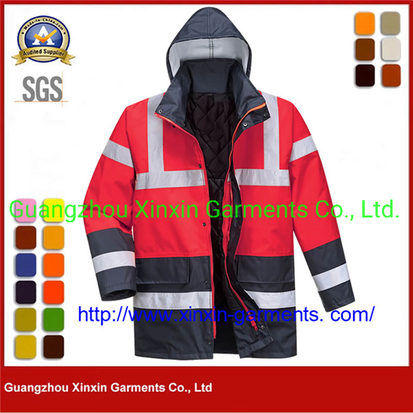 Hombres Ropa de Trabajo Industrial de Seguridad Reflectante para Invierno (W952)