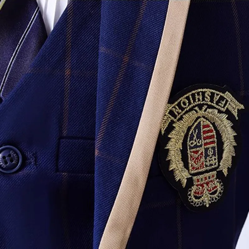 Telas de uniforme escolar modernas para estudiantes chinos