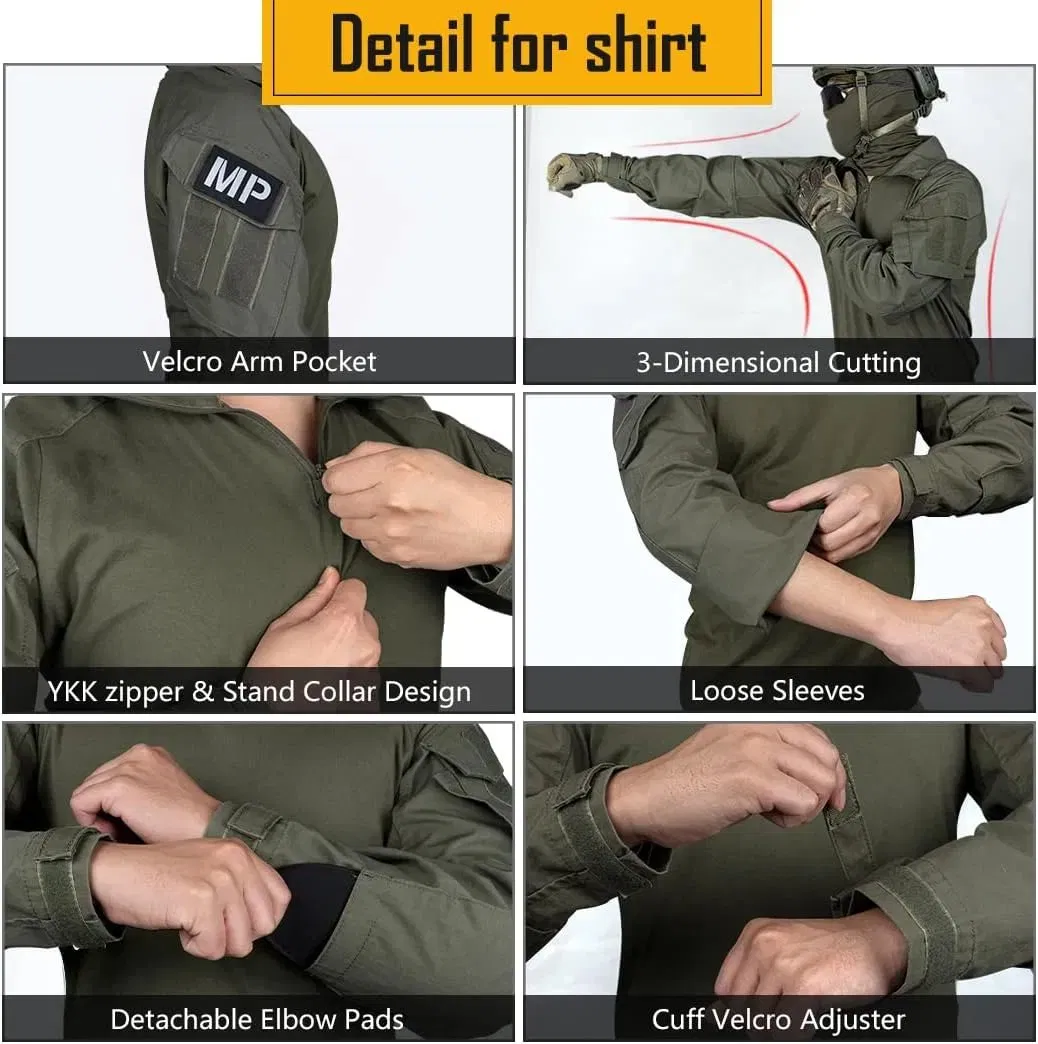 Traje Táctico Mayorista Batalla G2/G3 Ropa de Entrenamiento de Combate Uniforme Táctico Acu/Bdu Multicam