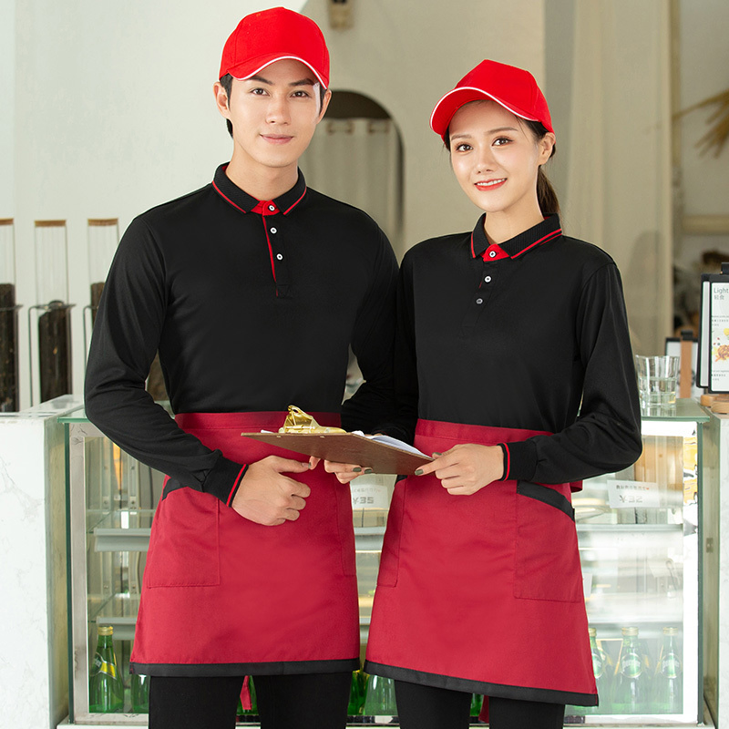 Ropa de negocio personalizada de fábrica, camisa polo de oficina, uniforme para personal de taller y hotel, uniforme bancario