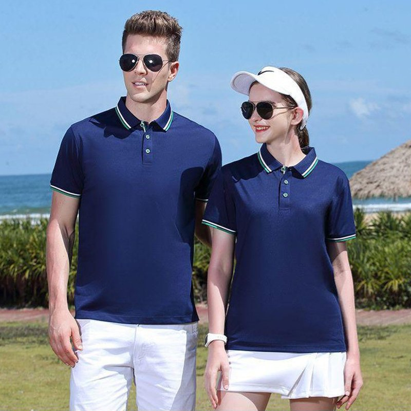 Camisa polo de algodón en blanco personalizada para negocios, uniformes para el personal de restaurantes y hoteles