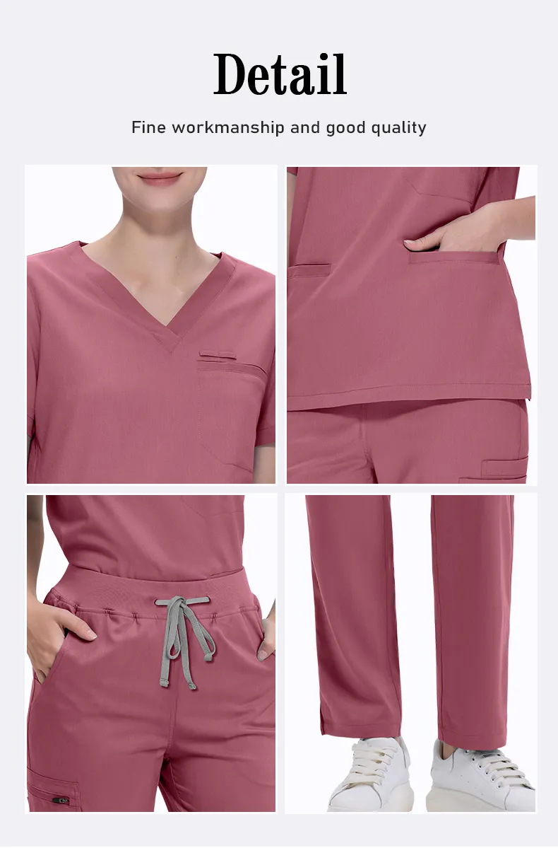 Uniforme médico funcional con bolsillos