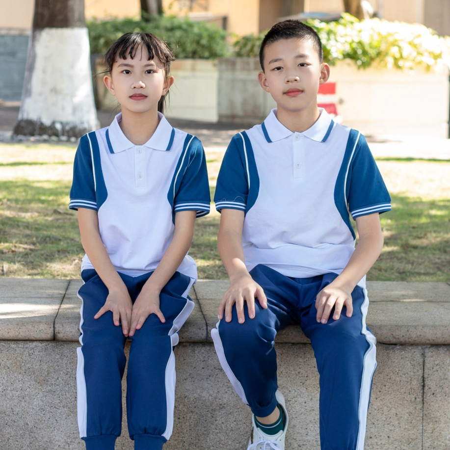 Ropa escolar de marca propia de secado rápido y no tóxica para niños en edad preescolar