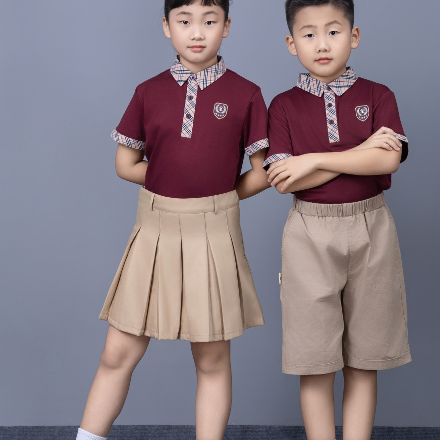 Mejor venta uniforme escolar clásico transpirable de ajuste clásico para secundaria
