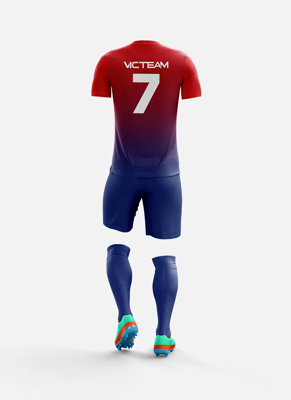 Uniforme de práctica de fútbol de poliéster para equipo