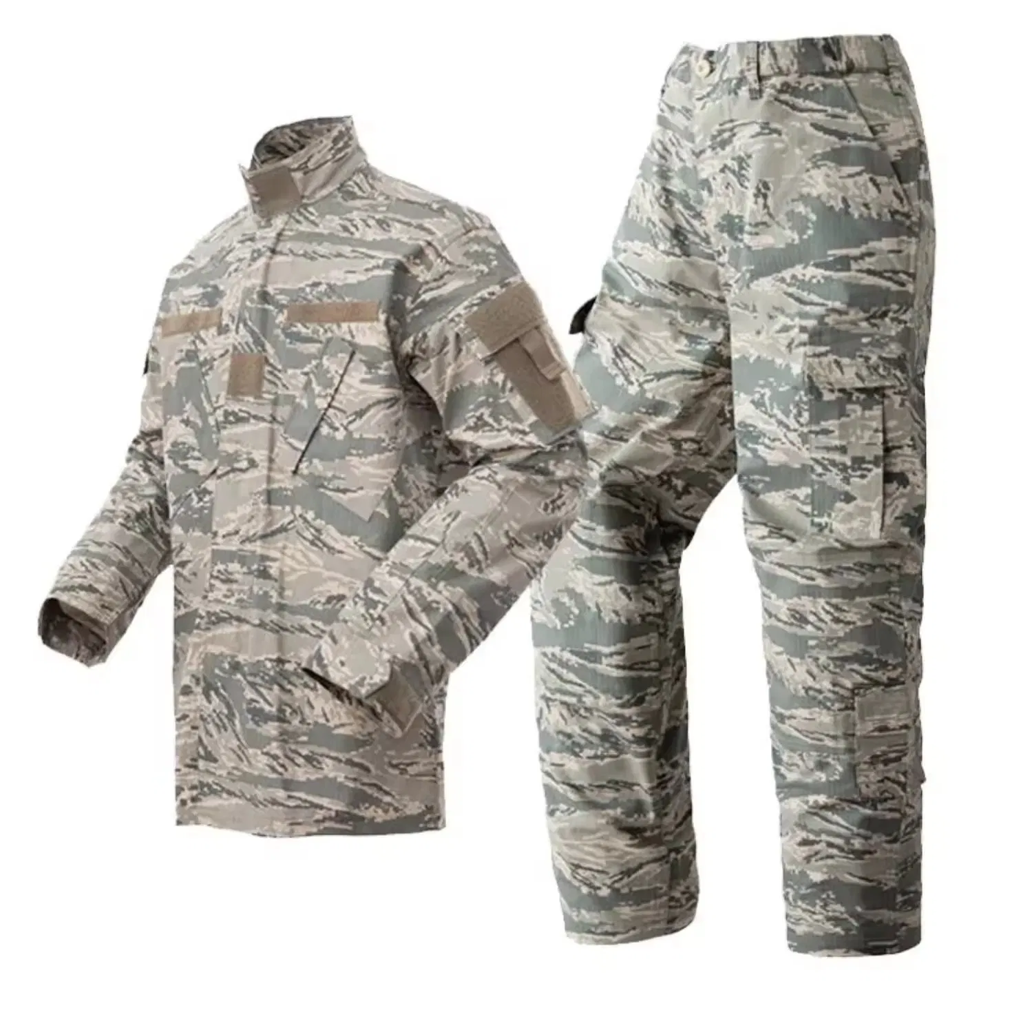 Uniforme táctico de combate al aire libre de camuflaje para adultos Cxxcs T/C 65/35
