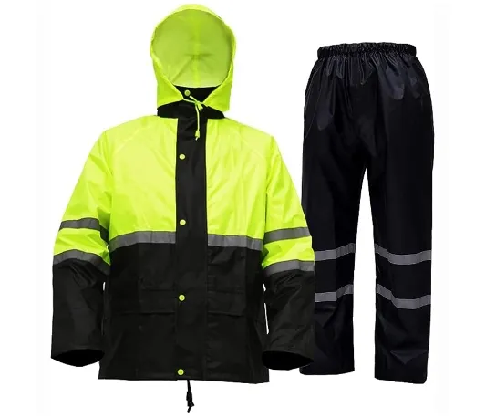 Capa de lluvia personalizada al por mayor para trabajo, uniforme de guardia de seguridad
