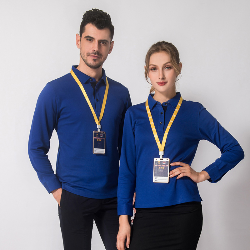 Camisa polo de golf en blanco personalizada para negocios, uniformes para el personal de talleres y hoteles