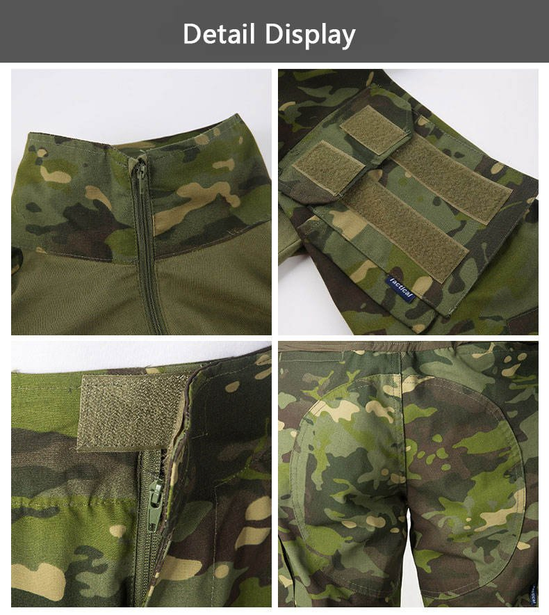 Uniforme táctico de camuflaje al por mayor, uniforme de seguridad para guardias