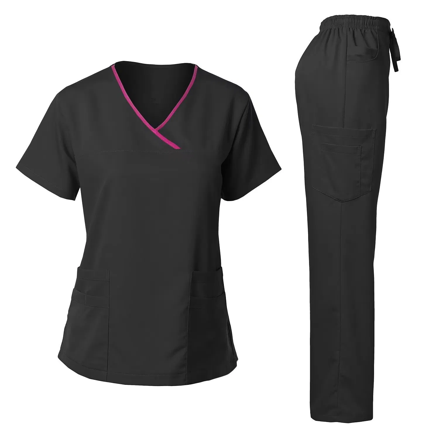 Scrubs de bloques de color, ropa de trabajo