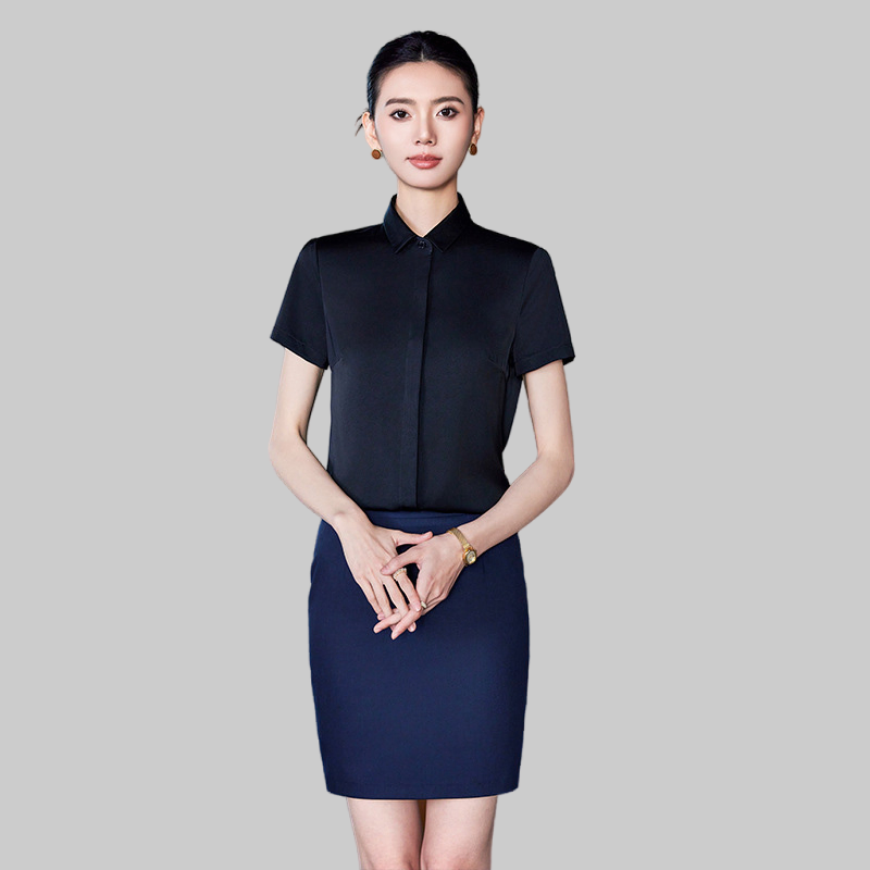Uniforme elegante de hospitalidad para el personal femenino diario de la oficina de recepción de hotel profesional