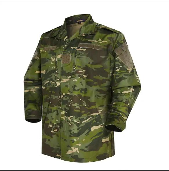 Ropa táctica de camuflaje woodland personalizada, uniforme de vestido de camuflaje