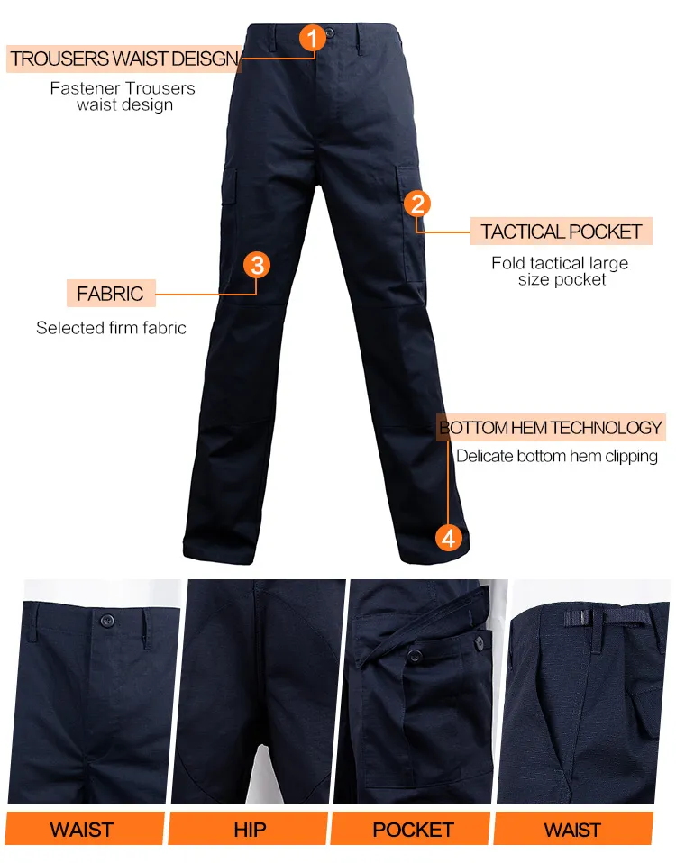 Uniforme de Combate Estilo Táctico Camuflaje Azul Marino
