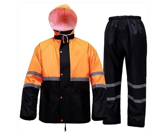 Capa de lluvia personalizada al por mayor para trabajo, uniforme de guardia de seguridad