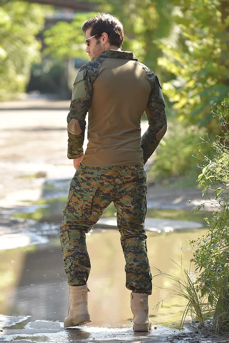 Detalle uniforme de combate