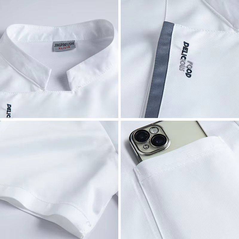 Nuevos uniformes de trabajo para chefs en hotel de banquetes, restaurante y cantina