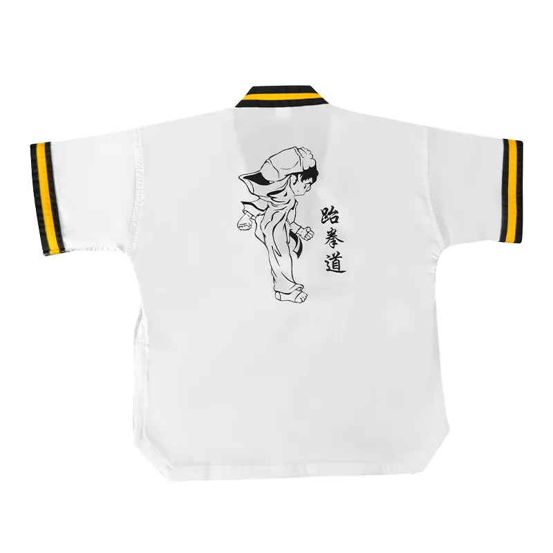 Uniforme de Taekwondo de verano al por mayor, transpirable, atuendo deportivo profesional
