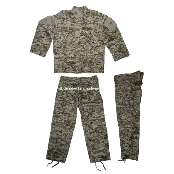 (CB20108) Uniforme de combate táctico de camuflaje para caza y seguridad Bdu Acu