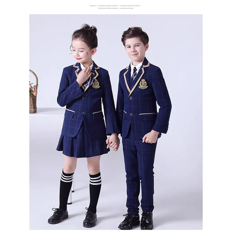 Telas de uniforme escolar modernas para estudiantes chinos