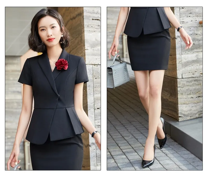 Uniforme de negocio elegante a medida para gerentes de catering al por mayor