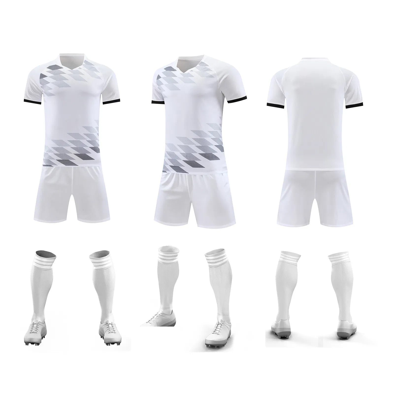 Uniforme de equipo de fútbol sublimado para hombres con impresión por transferencia de calor