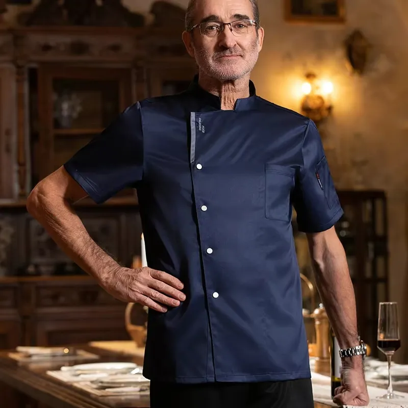 Nuevos uniformes de trabajo para chefs en hotel de banquetes, restaurante y cantina
